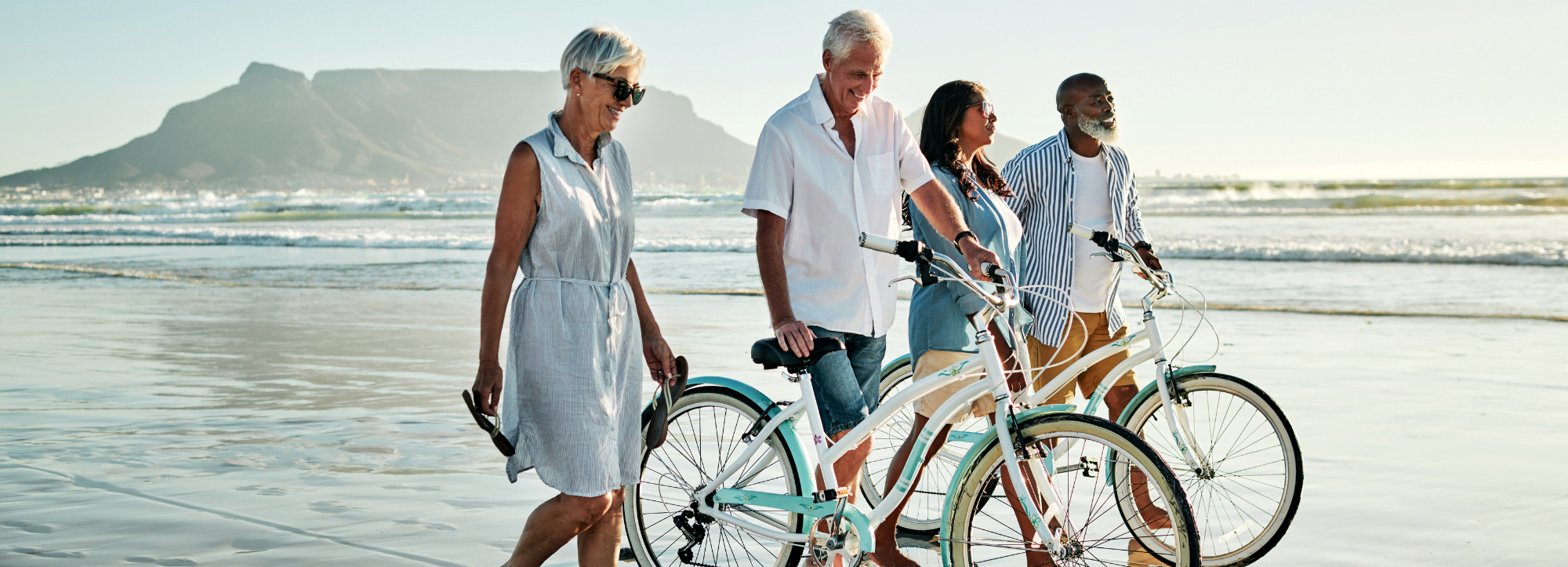 Retirees on Beach
